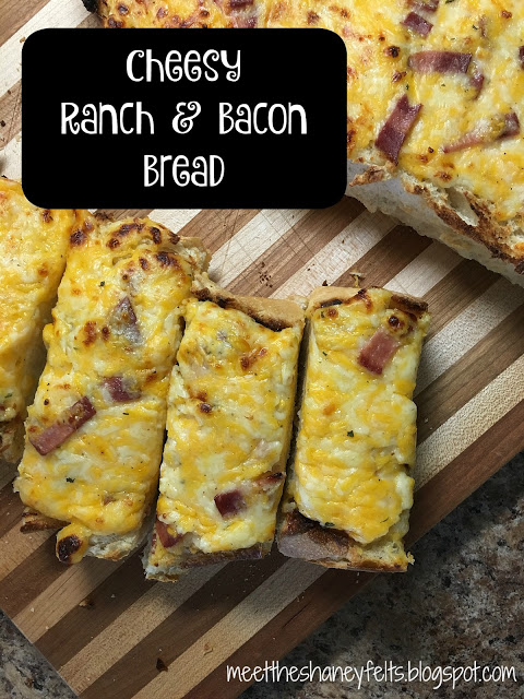 cheesy ranch & bacon bread